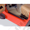 Kit protections de seuil de porte en acier NOIR pour Jeep Wrangler TJ