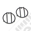 Grilles de protection de feu feux clignotants avant, acier noir, Wrangler JK