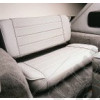 Banquette arrière non rabattable (fixe), couleur gris, Jeep CJ et Wrangler YJ 