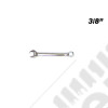 Clé plate en chrome vanadium - Taille : 3/8 inch soit 9.5 mm