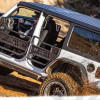 Kit de 2 demi portes tubulaire arrière en aluminium pour Jeep Wrangler JL 