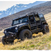 Kit demi portes arrière tubulaire en aluminium couleur noir - Jeep Wrangler JK Unlimited (4 portes) - 51811-35AR / 25009 / AR25009