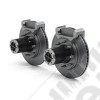 JK: Dana 30/44 Front Axle 8-Lug Locking Hub Conversion Kit w/ Vented Big Rotors