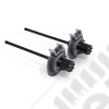 JK: Dana 44 Rear Axle 8-Lug Full-Float Conversion & Slotted Big Rotors–30-Spline