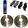 Kit freinage avant (disques, plaquettes, nettoyant) pour Jeep Cherokee XJ