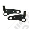 Kit de 2 pattes de fixation pour bâche Bestop sur baie de pare brise Jeep CJ7 et Wrangler YJ 