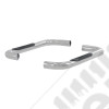 Marchepieds (diamètre : 75 mm) acier inox avec plateau anti-dérapant - Jeep Wrangler YJ - 8625S