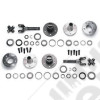 Kit arbres de roues avant à moyeux débrayables WARN (27 cannelures / pont avant Dana 30 / croisillon : 30mm) - Jeep Wrangler TJ, Cherokee XJ et Grand Cherokee ZJ / ZG