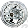 Jante acier Modular Chromé 8x15 / 5x139.7 / ET: -25 pour Jeep Willys, CJ3, CJ5, CJ6, CJ7, CJ8, Wagoneer SJ, ... - 1451.20 / 1413.05 / 97-5855 / 405CH / RA405CH - Jante acier 15 pouces