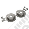 JK: Rear Performance Big Rotor Kit w/ Slotted Rotors – 5x5” & 5x5.5"
