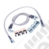 TJ: 26” Stainless Steel Braided Brake Line Kit – Front & Rear