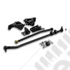 JK: Dana 30/44 High Steer System w/ HD Forged Drag Link Flip Kit (No Tie Rods)