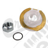 Anneau de contact clignotant et bague de klaxon avec écrou pour volant (colonne de direction non réglable) - Jeep Wrangler YJ - 4487711K