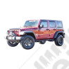 Platine de treuil pour Jeep Wrangler JK ce fixe sur le châssis entre la calandre et le pare chocs. 