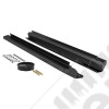 JK 4dr: RockGuard Aluminum Rock Slider Kit – Powder Coat