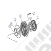 Joint torique sur vilebrequin (grand) 2.5L TD et 3.1L TD pour Jeep Cherokee XJ, Grand Cherokee ZJ, ZG, WJ, WG