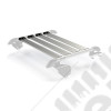 JK 2dr: Nebo Roof Rack Cargo Slat Kit – Silver (4-Piece)