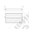 JK 4dr: Wasatch Rear Cargo Rack - Black Rails