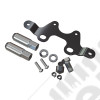JK: Alpha License Plate & 3rd Brake Light Mount Kit w/ Lug Nuts