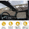 Bikini pour hardtop - Couleur : noir typé mesh - Drapeau USA - Jeep Wrangler JL et Wrangler JL Unlimited (2 et 4 portes) - 13579.73