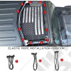 Bikini pour hardtop - Couleur : noir typé mesh - Drapeau USA - Jeep Wrangler JL et Wrangler JL Unlimited (2 et 4 portes) - 13579.73