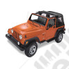 Bache complète "SUNRIDER" , couleur Black Denim (noir) , Jeep Wrangler TJ