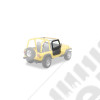 Fenêtres amovibles pour demi-porte - Couleur : Black Crush - Jeep CJ, Jeep Wrangler YJ - 51780-01