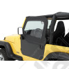 Kit haut de fenêtres souple (la paire) Jeep CJ7 et Wrangler YJ (avec armature acier)
