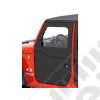 Kit demi portes en toile en deux parties séparables avant pour Wrangler JK ou Wrangler JK Unlimited, couleur: Black Diamond