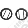 Kit Grilles de protection de feu US noir (feu clignotant latéral) - Jeep Wrangler JK - JK-SFSM07B