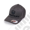 TeraFlex FlexFit Curved Visor Hat – Dark Gray/Black – Small/Medium 