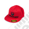 TeraFlex FlexFit Flat Visor Hat – Red/Black – Large/X-Large