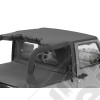 Bikini court Header - Couleur : Black Diamond - Jeep Wrangler JK 2 portes