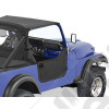 Kit demi portes en toile - Couleur : Black Denim - Jeep CJ7, Wrangler YJ - 53038-15