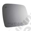 Glace de rétroviseur droit (avec dégivrage) 149x168mm pour Jeep Grand Cherokee WL, WK2