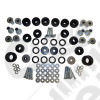 Kit silentblocs de caisse avec visserie pour Jeep CJ5, CJ7 et CJ8 - 5462446MK