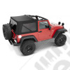 Bâche Supertop avec fenêtres teintées - Couleur : Black Twill - Jeep Wrangler JK (2 portes)