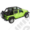 Bache Trektop Glide - Couleur : Black Diamond - Tissu : Vinyl - Jeep Wrangler JK Unlimited (4 portes)