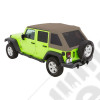 Bache Trektop Glide - Couleur : Pebble Twill (Beige) - Jeep Wrangler JK Unlimited (4 portes)