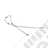 Tuyau pour gicleur de lave glace avant Jeep Grand Cherokee WL, WK2 - 55079200AD