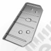 Pare chaleur silencieux d'échappement arrière pour 3.6L et 3.8L V6 essence Jeep Wrangler JK - 55395955AC / 55395955AA