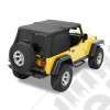Bâche complète Trektop Slantback - Couleur : Black denim ou black diamond - Jeep Wrangler TJ - 5682015 / 5682035 / 56820.15