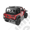 Bache Trektop - Couleur : Black Twill - Jeep Wrangler JK (2 portes)
