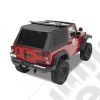 Bache Trektop - Couleur : Black Twill - Jeep Wrangler JK (2 portes)