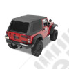 Bâche Trektop - Couleur : Black - Tissu : Twill - Jeep Wrangler JK (2 portes) 