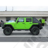Bâche Trektop - Couleur : Black - Tissu : Twill (triple épaisseur) - Jeep Wrangler JK Unlimited (4 portes) 