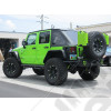 Bâche Trektop - Couleur : Black - Tissu : Twill (triple épaisseur) - Jeep Wrangler JK Unlimited (4 portes) 