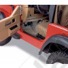 Kit protections de seuils de porte acier noir Jeep CJ, Wrangler YJ (la paire)
