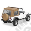 Bache complète "SUNRIDER" , couleur spice (marron) , CJ7, Wrangler YJ 