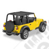 Bikini long Header version Safari - Couleur : Black Diamond - Jeep Wrangler TJ